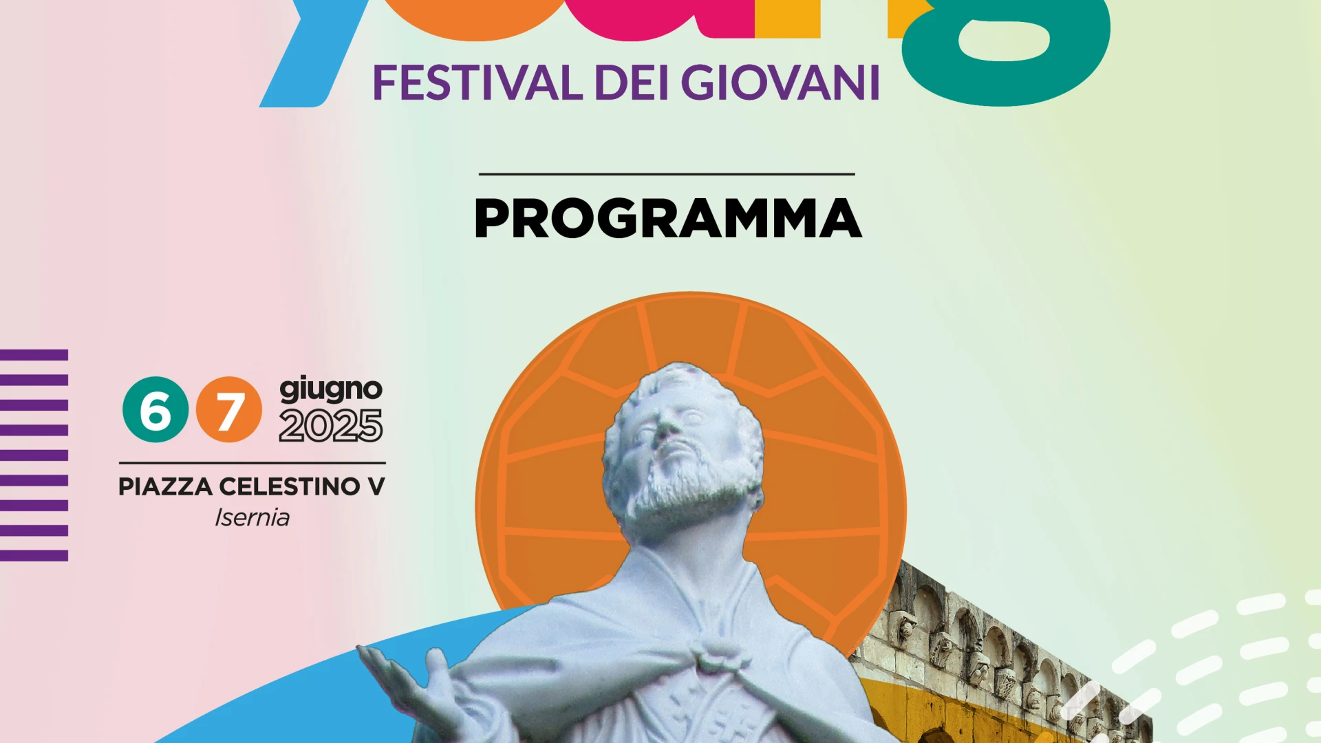 Isernia si prepara al Festival dei giovani. Appuntamento in citta' il 6 e 7 giugno 2025.